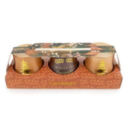 Candlelight The Silk Road Collection Moroccan Spice Mini Candles Gift in Terracotta - thumbnail 3