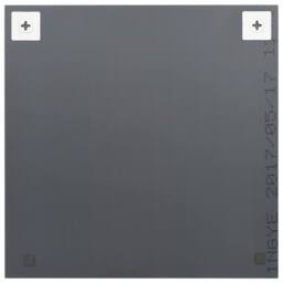 Berkfield Home Wall Mirror 40x40 cm Square Glass in Silver - thumbnail 4