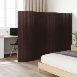 Berkfield Home Room Divider¬†Dark Brown 165x400 cm¬†Bamboo - Size: 165x400 cm - thumbnail 1