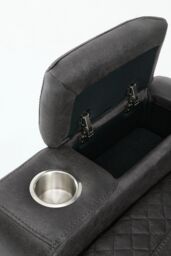 More4Homes Ashton Electric Recliner Technology Fabric USB-C Charging Recliner Chair in Grey - thumbnail 5