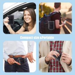 PAWNORA Faraday Box & 2 RFID Blocking Pouches in Black - thumbnail 6