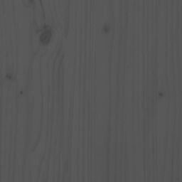 Berkfield Home Bed Headboard Grey 122.5x3x80.5 cm Solid Wood Pine - thumbnail 5