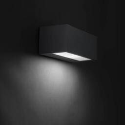 Netlighting Nemesis Aluminium 1 Light Outdoor Wall Light Urban grey IP44 - thumbnail 5