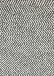 Desire Rugs Non Slip Herringbone Design Dirt Trapper Door Mats in Silver - Size: 50 cm x 80 cm - thumbnail 2