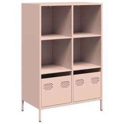 Berkfield Home Highboard¬†Pink 68x39x103.5 cm Steel in Pink - thumbnail 3