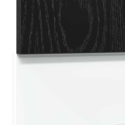 Berkfield Home Dishwasher Panel Lyon Black Oak 45x1.5x67 cm Engineered Wood - thumbnail 7
