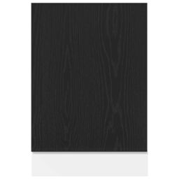 Berkfield Home Dishwasher Panel Lyon Black Oak 45x1.5x67 cm Engineered Wood - thumbnail 4