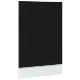 Berkfield Home Dishwasher Panel Lyon Black Oak 45x1.5x67 cm Engineered Wood - thumbnail 2