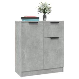 Berkfield Home Sideboard Concrete Grey 60x30x70 cm Engineered Wood - Size: 60 x 30 x 70 cm - thumbnail 4