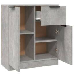 Berkfield Home Sideboard Concrete Grey 60x30x70 cm Engineered Wood - Size: 60 x 30 x 70 cm - thumbnail 7