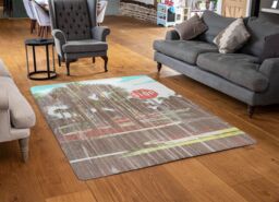 Benjamin Tate Design Stop Rug in Natural - Size: Large - thumbnail 2