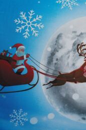 Bedlam 'Santa Glow In The Dark' Christmas Kids Duvet Cover Set - Size: Double - thumbnail 6