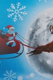 Bedlam 'Santa Glow In The Dark' Christmas Kids Duvet Cover Set - Size: Double - thumbnail 4