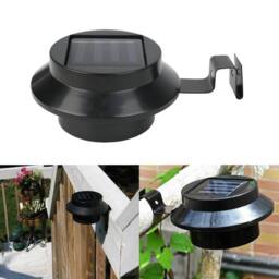 EONLION 1PCS Solar Powered Gutter Lights in Black - Size: 100 cm