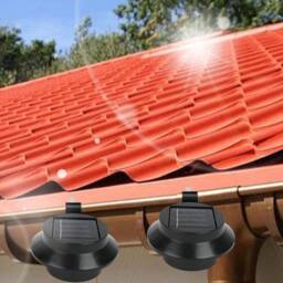 EONLION 1PCS Solar Powered Gutter Lights in Black - Size: 100 cm - thumbnail 4