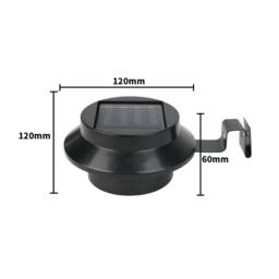 EONLION 1PCS Solar Powered Gutter Lights in Black - Size: 100 cm - thumbnail 2