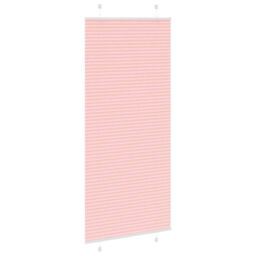 Berkfield Home Pleated Blind Pink 85x200 cm Fabric Width 84.4 cm Polyester - thumbnail 4