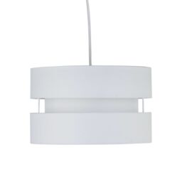 First Choice Lighting Set of 2 Benni - White 26cm Pendant Shades - thumbnail 3