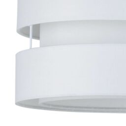 First Choice Lighting Set of 2 Benni - White 26cm Pendant Shades - thumbnail 4