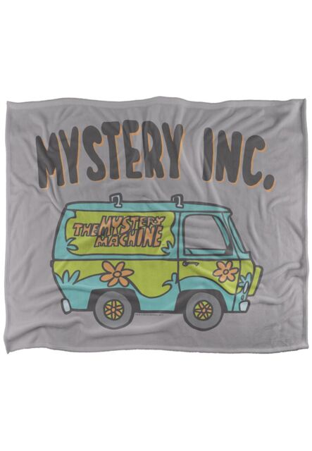 Warner Brothers Scooby Doo Officially Licensed Silky Touch Super Soft Throw Blanket 152 x 127 cm in White - image 1