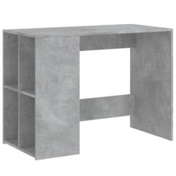 Berkfield Home Desk Concrete Grey 102x50x75 cm Engineered Wood - Size: 102 x 50 x 75 cm - thumbnail 1