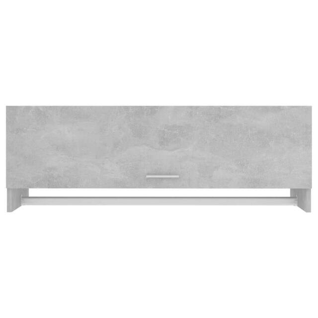 Berkfield Home Wardrobe Concrete Grey 100x32.5x35 cm Engineered Wood - image 1