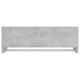 Berkfield Home Wardrobe Concrete Grey 100x32.5x35 cm Engineered Wood - thumbnail 1
