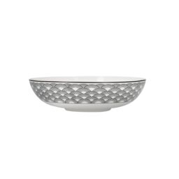Maxwell & Williams Harlequin Coupe 16 Piece Black Edged Dinner Set Dishwasher Safe Service for 4 in White - thumbnail 4