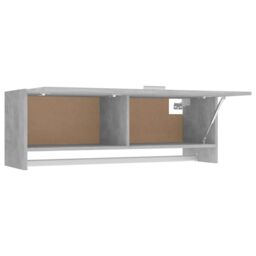 Berkfield Home Wardrobe Concrete Grey 100x32.5x35 cm Engineered Wood - thumbnail 5