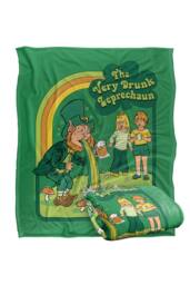 Steven Rhodes The Very Drunk Leprechaun Silky Super Soft Throw Blanket - Size: Large - thumbnail 2