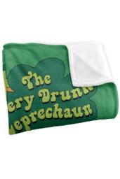 Steven Rhodes The Very Drunk Leprechaun Silky Super Soft Throw Blanket - Size: Large - thumbnail 4