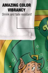 Steven Rhodes The Very Drunk Leprechaun Silky Super Soft Throw Blanket - Size: Large - thumbnail 5