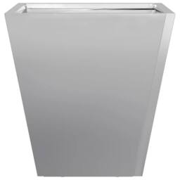 Berkfield Home Durable Garden Planter 30x30x30 cm Galvanised Steel in Grey - Size: 30 x 30 x 30 cm - thumbnail 4