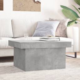 Berkfield Home Decorative Coffee Table Concrete Grey 100x55x40 cm Engineered Wood - Size: 100 x 55 x 40 cm - thumbnail 2