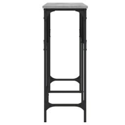 Berkfield Home Console Table Grey Sonoma 140x29x75 cm Engineered Wood - Size: 140 x 29 x 75 cm - thumbnail 5