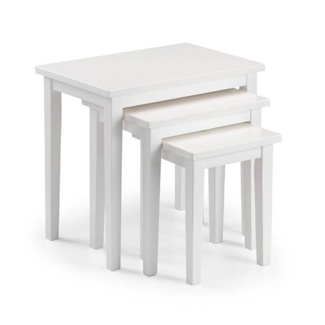 Cheshire Inverlochy Nest Of Tables in Pure White - image 1