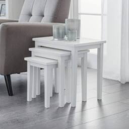 Cheshire Inverlochy Nest Of Tables in Pure White - thumbnail 2