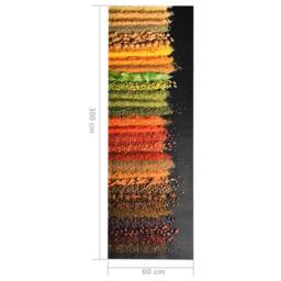Berkfield Home Kitchen Carpet Washable Spice 60x300 cm - thumbnail 6