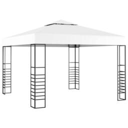 Berkfield Home Stylish Garden Marquee 3x3 m White - thumbnail 2