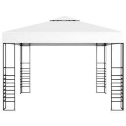 Berkfield Home Stylish Garden Marquee 3x3 m White - thumbnail 3