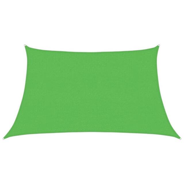 Berkfield Home Sunshade Sail 160 g/m ² Light Green 3/4x2 m HDPE - image 1