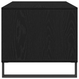 Berkfield Home Coffee Table Black Oak 90x49x45 cm Engineered Wood - Size: 90 x 49 x 45 cm - thumbnail 7