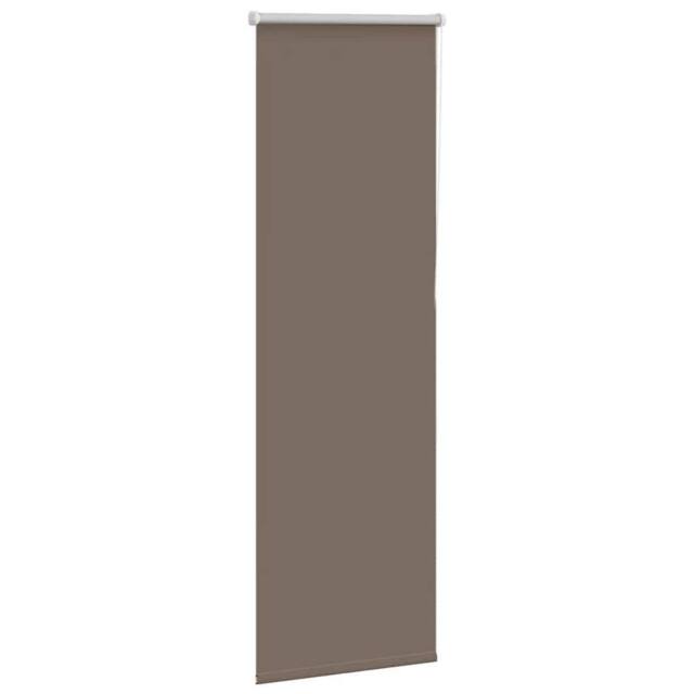 Berkfield Home Roller Blind Blackout Coffee 40x150 cm Fabric Width 35.7 cm Polyester in Brown - image 1
