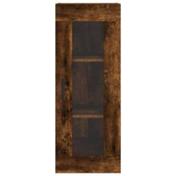 Berkfield Home Highboard Smoked Oak 34.5x34x180 cm Engineered Wood in Brown - thumbnail 8