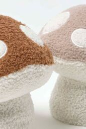 Homescapes Luxury Fabric Mushroom Doorstop Set of 2 - thumbnail 4