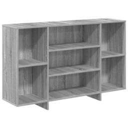 Berkfield Home Sideboard Grey Sonoma 120x30x75 cm Engineered Wood - Size: 120 x 30 x 75 cm - thumbnail 3