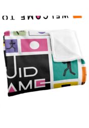 Squid Game Season 3 152 X 127 cm Game Icons Silky Touch Super Soft Throw Blanket in White - thumbnail 3