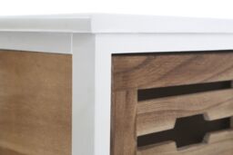 Orsina Stylish Compact 4 Drawers Chest, Modern Chest Of Drawers For Livingroom, Minimalist Storage Chest For Lounge in Natural - thumbnail 5
