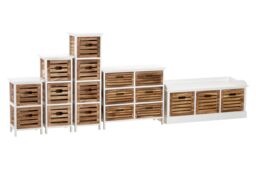 Orsina Stylish Compact 4 Drawers Chest, Modern Chest Of Drawers For Livingroom, Minimalist Storage Chest For Lounge in Natural - thumbnail 3