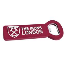 West Ham United FC The Irons London Crest Bottle Opener Fridge Magnet in Maroon - thumbnail 1